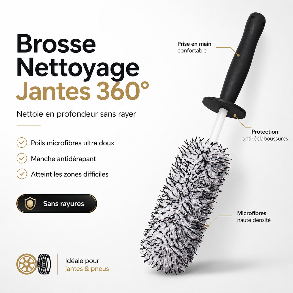 Brosse Jantes 360° Pro