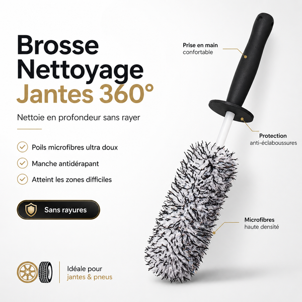 Brosse Jantes 360° Pro